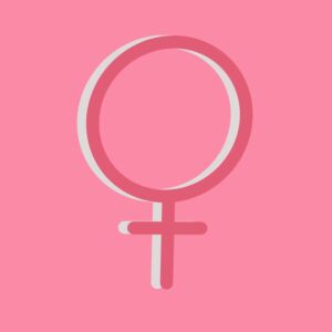 Women's mental health gender symbol